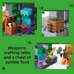 LEGO Minecraft Zombie Dungeon Building & Pretend Play Toy for Boys & Girls - Video Game Playset & Toy Figures for Kids, Ages 8+ - W/Wandering Wastelands Minifigure - Gift Idea for Birthdays - 21587