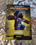 Minecraft Dungeons Arcade Card Series 4 Wargen #92/143 Skin Rare