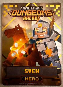 ***PICK ONE*** RARE Minecraft Dungeons Arcade Series 3 HERO FOIL Cards