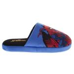 Josmo Marvel Spiderman Slippers for Boys - Kids Indoor House Shoes Cozy Plush Slippers - The Amazing Spidey Blue Red (Sizes: 4-5 Big Kid)