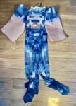 NEW Disguise Boy’s Minecraft Steve Netherite Armor Halloween Costume M8-10