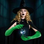 choyaxo Witch Green Glove Claw Gloves Gloves with Claws Halloween Glove for Halloween Cosplay Costume Accessory