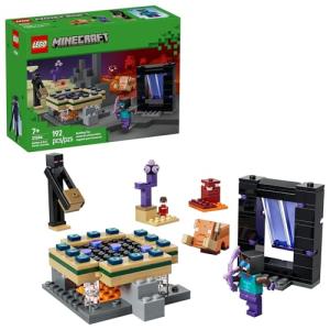 LEGO Minecraft Nether & End Portal Journey Building Toy for Boys & Girls - Video Game Playset & Toy Figures for Kids, Ages 7+ - W/Cool Hero Minifigure - Gift Idea for Birthdays - 21584