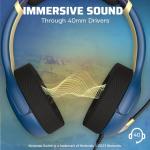 PDP Gaming AIRLITE Wired Stereo Headset with Noise-Cancelling Mic for Nintendo Switch/Switch Lite/Switch OLED (Legend of Zelda Hyrule Blue)