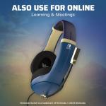 PDP Gaming AIRLITE Wired Stereo Headset with Noise-Cancelling Mic for Nintendo Switch/Switch Lite/Switch OLED (Legend of Zelda Hyrule Blue)