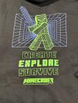 New Mine Craft Graphic Hoodie Youth Large