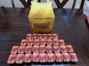 McDonalds Minecraft Nether Flame Sauce Lot Of 31