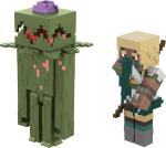 Minecraft Dungeons Explorer Vs Whisperer Action Figure Set HDV40-4B10 RARE!