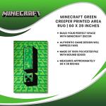 Minecraft Creeper 60x39 Inch Area Rug