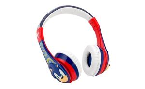eKids Sonic The Hedgehog Bluetooth Headphones for Kids, Wireless Headphones with Microphone Includes Aux Cord, Great for Kids
