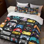 Sunnycitron Gamer Bedding Sets for Boys Teens Twin Size Gaming Comforter Set Kids Game Controller Bed Room Decor,1 Comforter 2Pillowcase