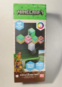 Minecraft Block Building Lights 6 Block Set LED Panel Lights Brand New in Box