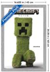 A Minecraft Movie - Creeper Feature Series Wall Poster, 22.4L" x 14.7W", Gray Framed Version