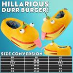 Fortnite 3D Slippers for Boys, US Size 1-9, Fuzzy Non Slip House Shoes, Indoor Kids Slippers, Gamer Gifts for Boys (3/5.5 US, Yellow)