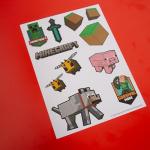 Minecraft Wall Clings: 50+ Vinyl Stickers & Decals