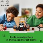 LEGO Minecraft Wither Battle Building & Pretend Play Toy for Boys & Girls - Video Game Playset & Toy Figures for Kids, Ages 8+ - W/Crimson Warrior Minifigure & More - Gift Idea for Birthdays - 21590