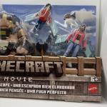 Minecraft Movie A Well-Crafted Escape Figure Pack with 3 Action Figures NEW