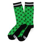 Cufflinks Inc. Minecraft Father Son Socks – Creeper Green Matching Sock Set | Men’s & Boys’ Novelty Gamer Socks | Fun Gift for Dad and Son
