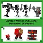 LEGO Minecraft Wither Battle Building & Pretend Play Toy for Boys & Girls - Video Game Playset & Toy Figures for Kids, Ages 8+ - W/Crimson Warrior Minifigure & More - Gift Idea for Birthdays - 21590