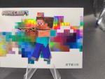 2024 Panini Minecraft STEVE Colorblast Case Hit Prizm SSP Ultra Rare #7