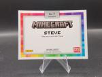 2024 Panini Minecraft STEVE Colorblast Case Hit Prizm SSP Ultra Rare #7