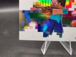 2024 Panini Minecraft STEVE Colorblast Case Hit Prizm SSP Ultra Rare #7