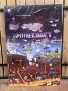 Minecraft - Gaming Poster (The Minecraft World) (Size: 24" X 36") #3