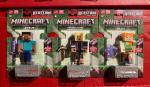 NEW 2026 Minecraft Redstone Charged 3.25" Figures with Building Piece LOT 15