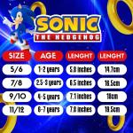 Josmo Sonic The Hedgehog Slippers for Boys - Sonic House Sandals Cute Fuzzy Plush Slipper - Blue (size 9-10 Toddler)