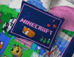 Minecraft Animal Patch 5 Piece Twin Bed Set - Includes Comforter & Sheet Set ...