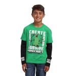 Minecraft Explore Boy’s 2-Pack Twofer Set -Large (10/12