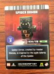 Minecraft Dungeons Arcade Card SPIDER ARMOR #34/118 Rare
