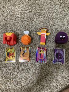 4 Of 6 Minecraft Movie Mcdonald’s Collectible Toys