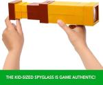 Mattel Minecraft Pixel Spyglass Toy with Pixelating Viewing Lens, Kid-Sized Accessory for Role-Play & Costumes