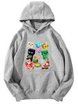 Minecraft Creature Collage Hoodie -Design Unisex Hooded Sweatshirt