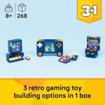 LEGO Creator 3 in 1 Retro Gaming Console Building Toy for Boys & Girls - Kids Build a Console, Mini Arcade Game, or Mini Computer - Gift Idea for Gaming Fans, Ages 8+ - 31380