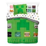 Jay Franco Minecraft 5-Piece Twin Bedding Set Comforter & Sheets New NIB