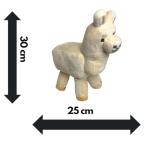 Minecraft Plush Toy Video Game Figures - Wolf, Llama - Sizes Depending on Model - Super Soft Quality (Lama)