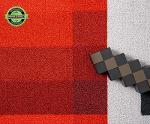 Minecraft Red TNT Block Area Rug - 52x52 Inches