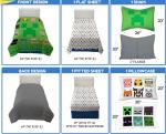 Jay Franco Minecraft 5-Piece Twin Bedding Set Comforter & Sheets New NIB