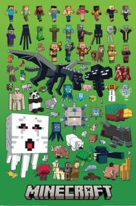 MINECRAFT - COLLAGE POSTER 24x36 - 55254