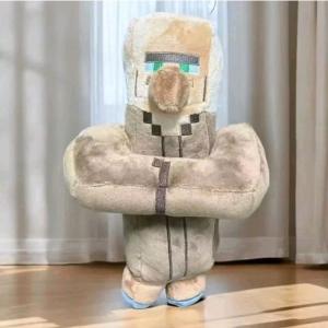 12x6" Minecraft Villager Plush Toy Soft Stuffed Doll Game Character Kids Gift