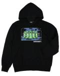 Minecraft Boys' Game On Creeper Mob Graphic Print Hoodie Sweatshirt (Black, 2XS)