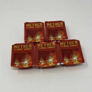 5 McDonald’s Nether Flame McNugget Sauce 2025 Minecraft Movie - Never Opened