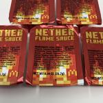 5 McDonald’s Nether Flame McNugget Sauce 2025 Minecraft Movie - Never Opened