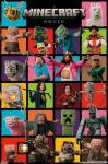 Trends International A Minecraft Movie - Grid Wall Poster with Push Pins, 34L x 22.4W, Poster & Push Pin Bundle