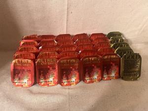 McDonald's Minecraft Nether Flame & Special Edition Gold Sauce Lot Discontinued