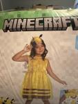 Halloween Costume Girl Minecraft Bee Large 10-12 New