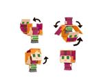 MINECRAFT FLIPPIN' FIGS ALEX AND AXOLOTOL 2-in-1 ACTION FIGURES.FREE SHIPPING