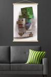 Trends International Minecraft: Mobestiary - Chicken Jockey Wall Poster with Magnetic Frame, 34L x 22.4W, Print and Beechwood Hanger Bundle